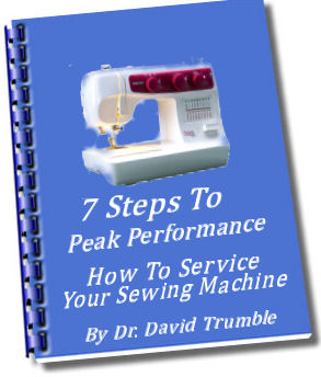 7 Steps to Peak performance is an ebook sewing machine repair course.